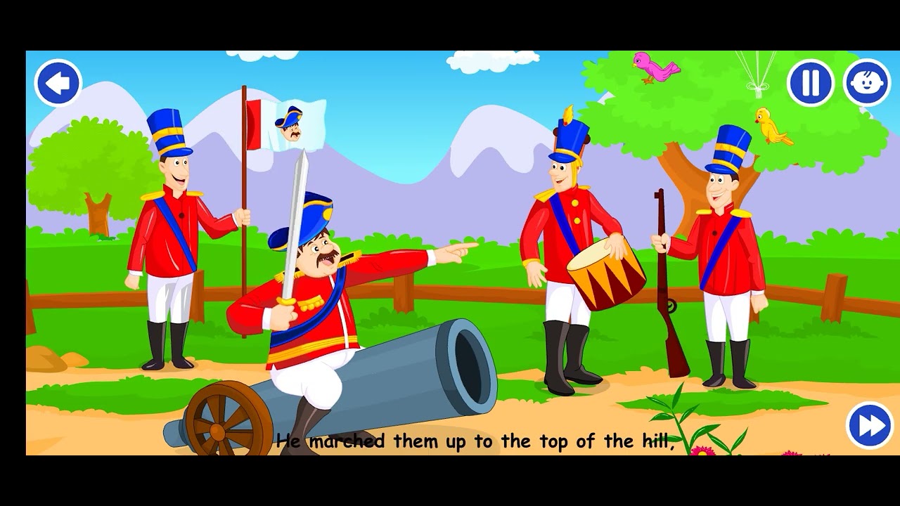 The Grand Old Duke of York Rhymes YouTube