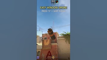 Easy Window Smoke #shorts #csgo #cs2