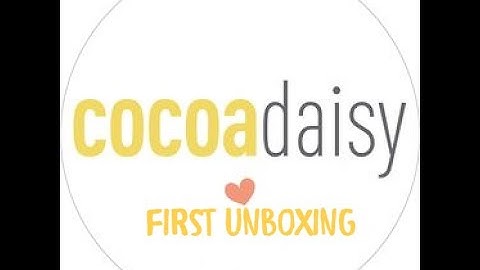 Aug 2020 First Cocoa Daisy Unboxing