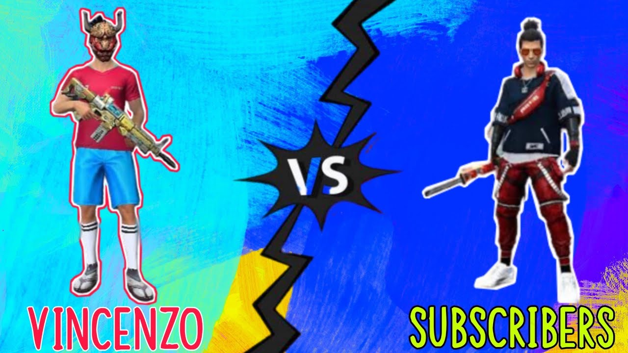 Vincenzo Vs Subscribers Squad//Free Fire//New Clash Custom Match//Garena Free Fire..