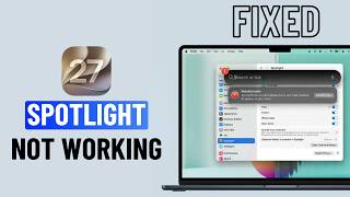 Fix Spotlight Search Not Working After macOS 27 Update screenshot 5