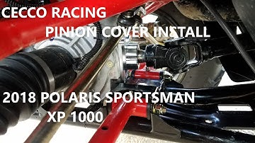 CECCO Racing Pinion Cover for 2018 Polaris Sportsman XP 1000