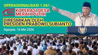 Operasionalisasi 1.061 Koperasi Desa Merah Putih Diresmikan oleh Presiden Prabowo