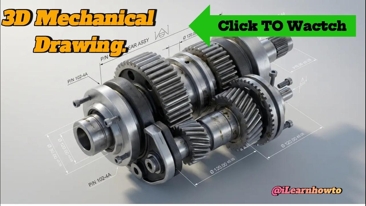 Mechanical Tutorial 2D Mechanical Drawing Tutorials for Beginners Using AutoCAD - YouTube