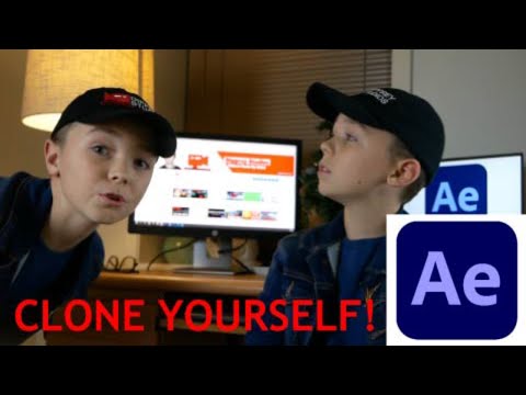 how to clone yourself! after effects tutorial