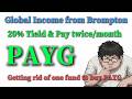 Selling INTY for this fund. Brompton PAYG pays you twice/month | Passive Income Investing | Dividend
