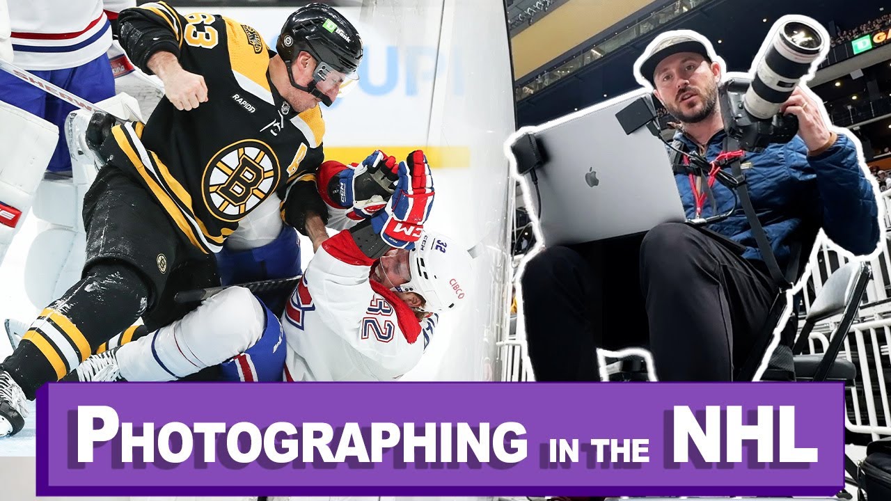 Профессиональная спортивная фотография: за кулисами НХЛ