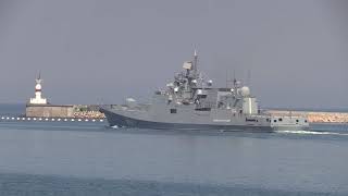 Репетиция Дня ВМФ в Севастополе 2021, без залпов и ракет