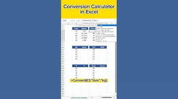 How to create conversion calculator in excel#shorts #excel #viral