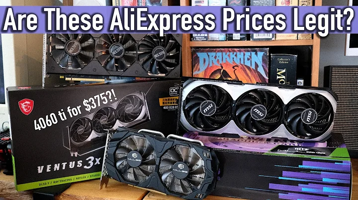 ¡Ofertas locas de GPU en AliExpress - 4060 Ti por $400! ¡Además, pruebo la RX580 y 5700XT!