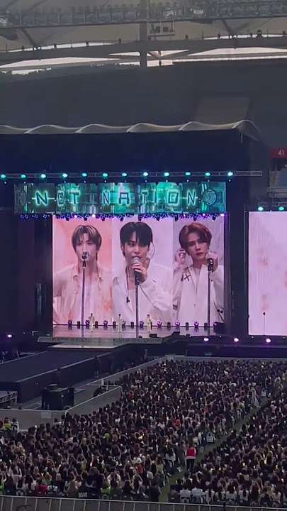 kun, doyoung and jaehyun singing without you in nct nation