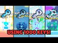 Using 1,000 Keys to EVERY CHEST in Pet Simulator 99