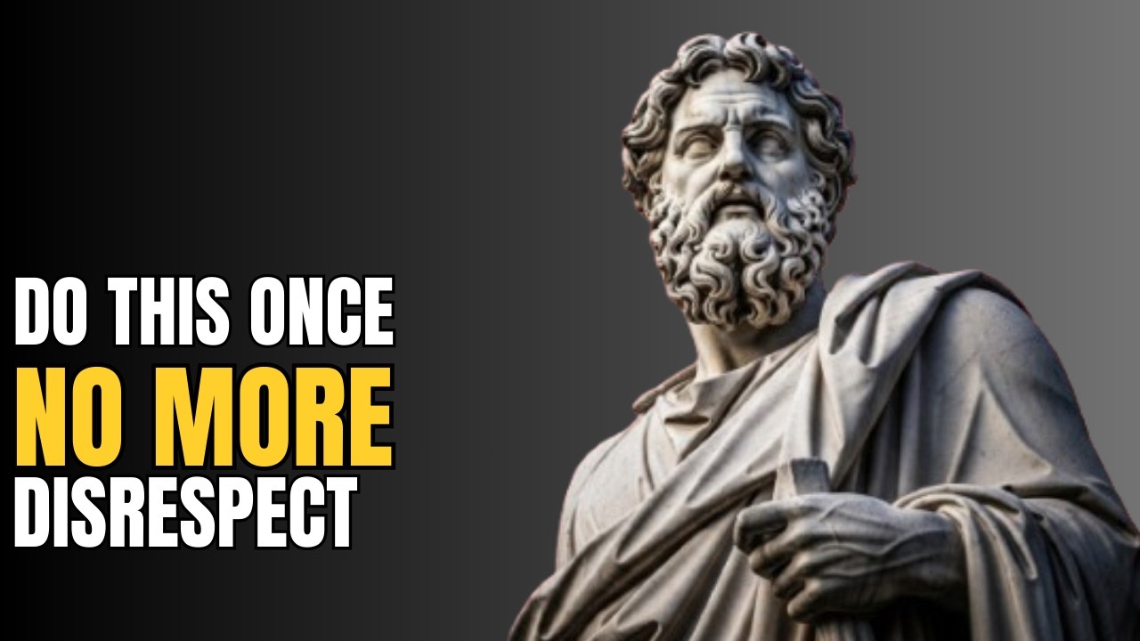 Do This Once & Toxic People Will Never Disrespect You Again | Stoic Philosophy Explained | Stoicism