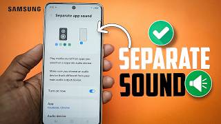 How to Use Separate App Sound on Samsung Galaxy | Samsung Separate App Sound Setup Step by Step