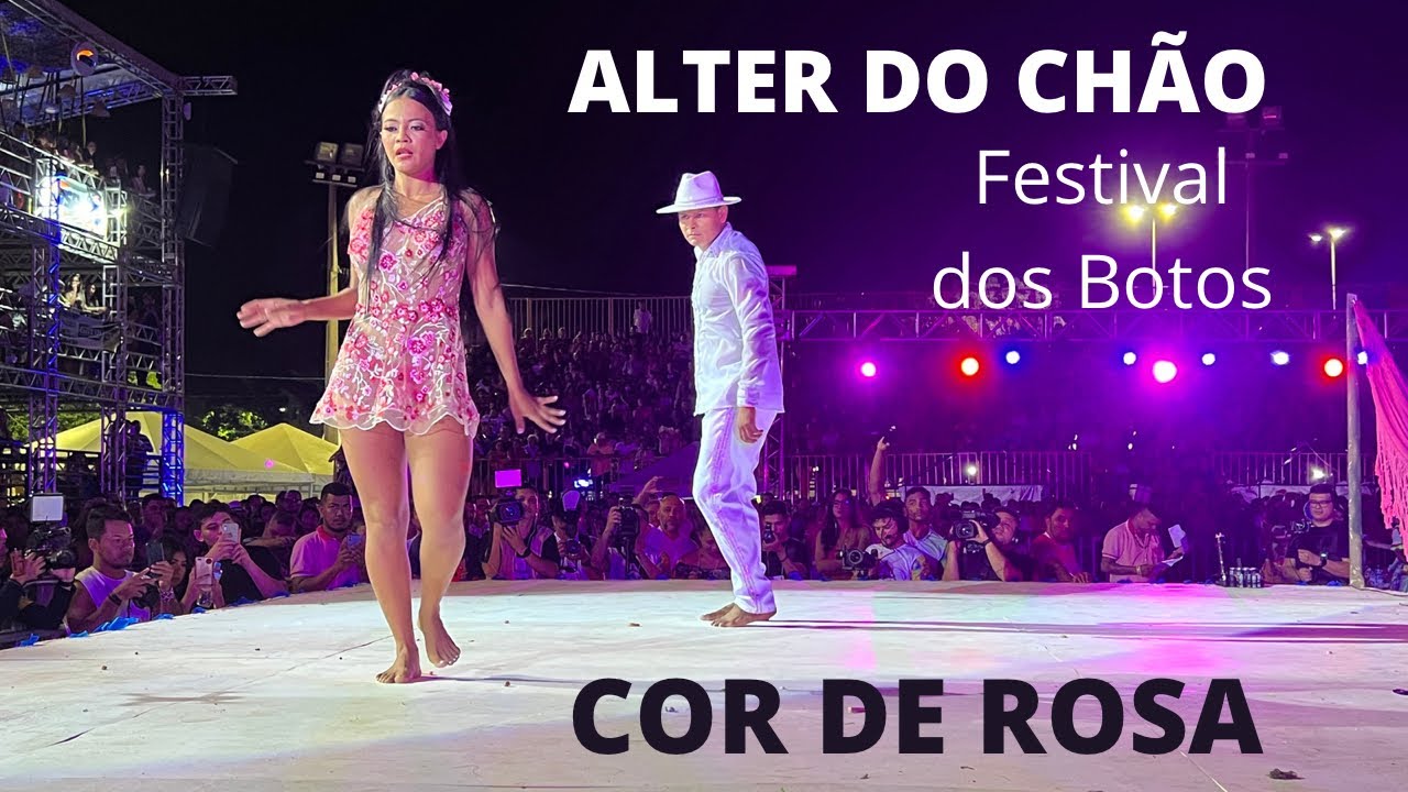 Alter do Chão show Boto Cor de Rosa no Festival dos Botos cultura Amazônia