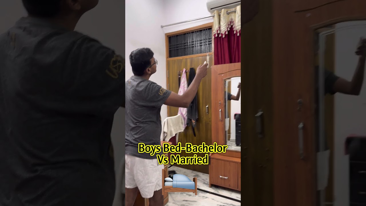 Boys Bed- Bachelor Vs Married 😳🤣