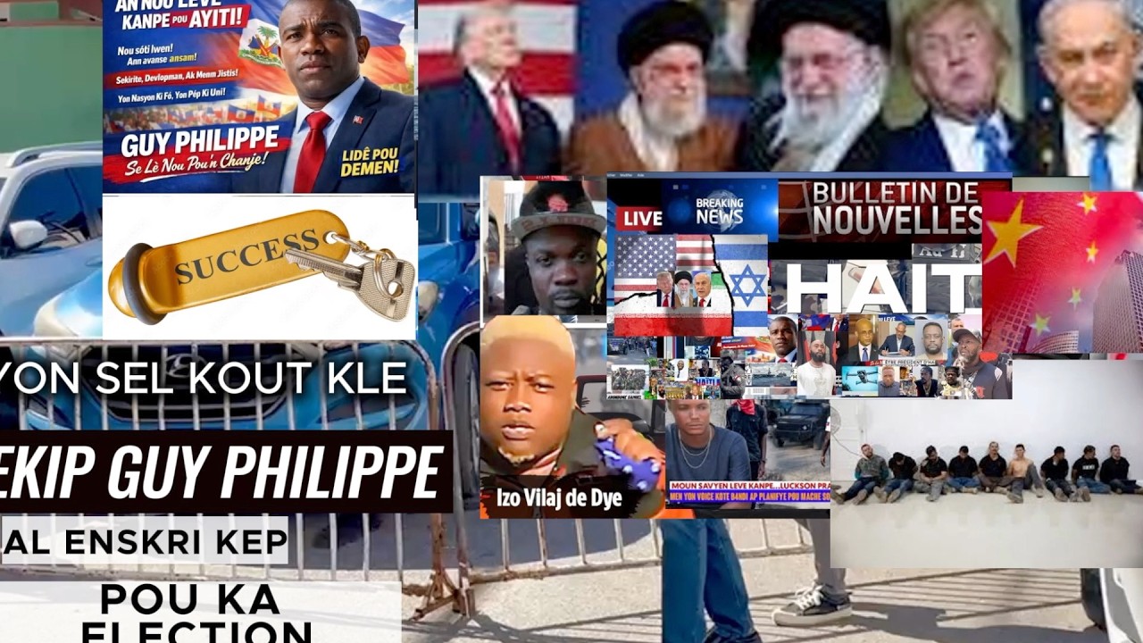 PLIZYE POLISYE NAN KIDNAPING JWENN ARESTASYON/Guy Philippe PRAL NAN ELECTION/JOJO LAGE NEG YO  KOURI