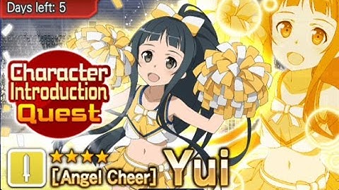 SAO Memory Defrag Character Introduction Yui