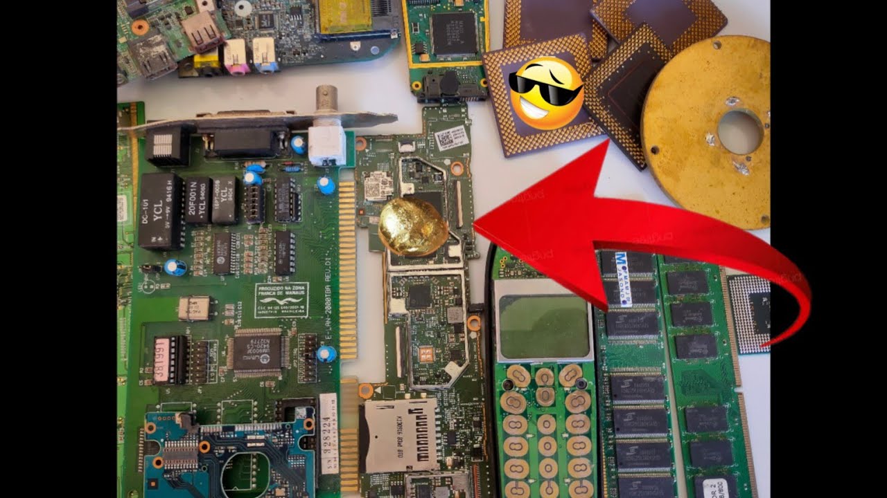 💲VEJA ONDE TEM OURO NAS SUCATAS DOS ELETRÔNICOS🔍💰
