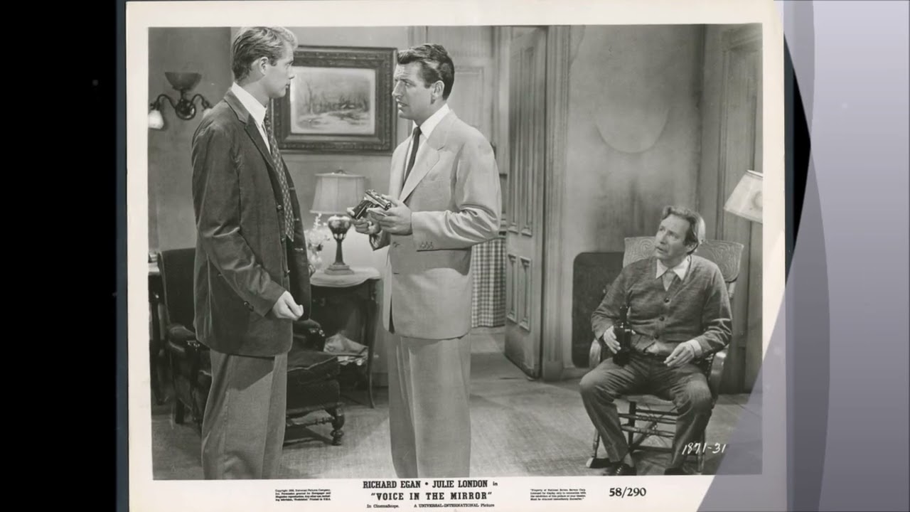 Arthur O'Connell in Voice In The Mirror 1958 RICHARD EGAN WATCH CLASSIC HOLLYWOOD MOVIE MOVIESTARS