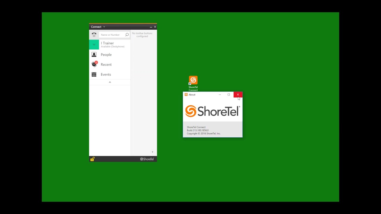 ShoreTel Connect Main Settings
