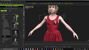 iclone 7 Clothes animation with Marvelous Designer