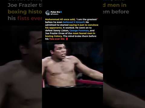Muhammad Ali's Secret Weapon Wasn't His Punch… It Was His Mind 🥊🧠 #shorts