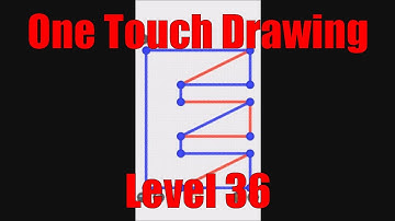 One Touch Drawing Level Stage Niveau Nivel Yровень 36. Solution