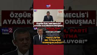 Özgür Özel'den Meclis'i ayağa kaldıran konuşma! "BİR AVUÇ DARBECİYE TESLİM OLMAYIZ!"