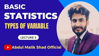 Qualitative and Quantitative Variables, Discrete and Continuous Learn with Examples Hindi/Urdu Lec 5