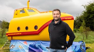 Lifeboat found floating in sea has been transformed into glamping Yellow Submarine | SWNS by SWNS 688 views 1 day ago 1 minute, 14 seconds