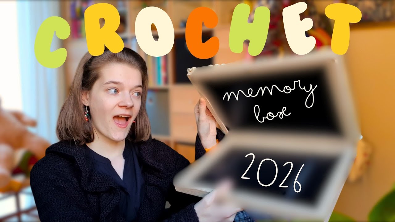 making a CROCHET MEMORY BOX for 2026 | CROCHET DIY