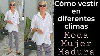 EXCELENTES LOOKS PARA VESTIR A LOS 50 60 Y 70 AÑOS CONSEJOS PARA MUJERES MADURAS VESTUARIO