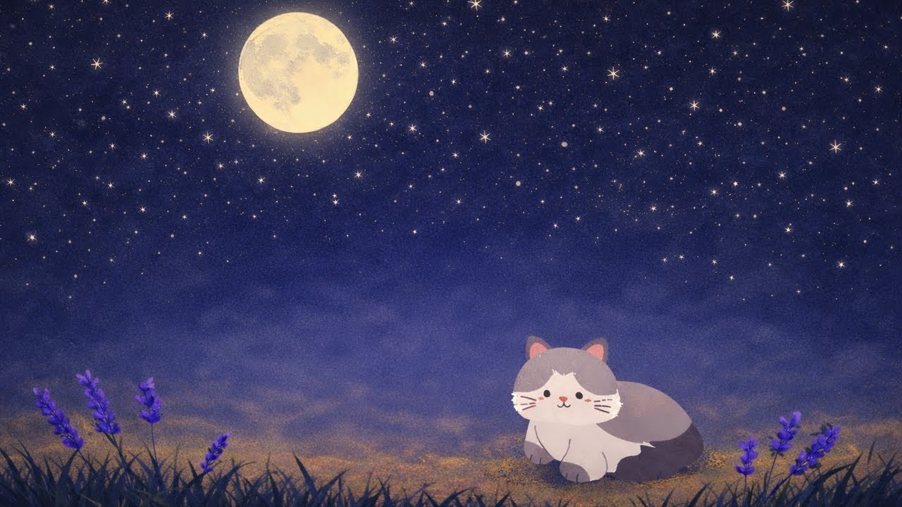 Mochi and the Moon’s Secret | Gentle Bedtime Story for Kids | Calm Nighttime Story