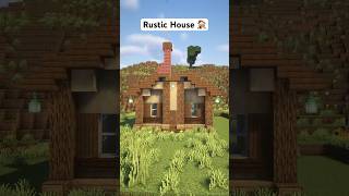 Rustic House #realcraft85 #youtubeshorts #minecraft #minecraftbuilding #shorts #build
