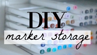 DIY marker storage
