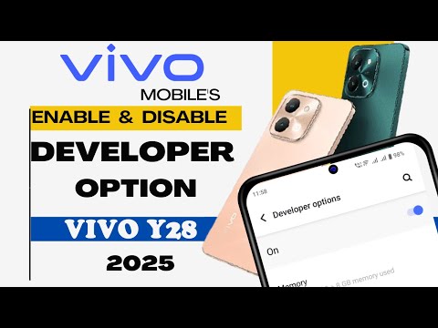 How to Enable & Disable Developer Options in Vivo Y28 || Vivo Y28 mobile developer options 2025
