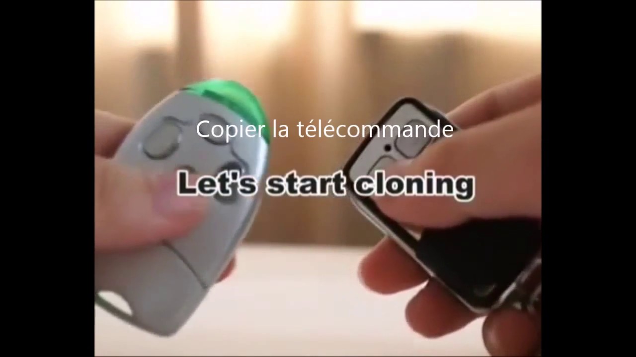 pour Télécommande copieuse Universelle portail Garage 4 channel 433 433.92  Mhz