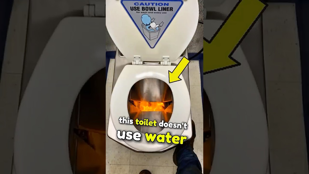 This Toilet Uses Fire Instead of Water! 😲🔥