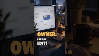 Calendar Says “Owner”—Can You Actually Edit