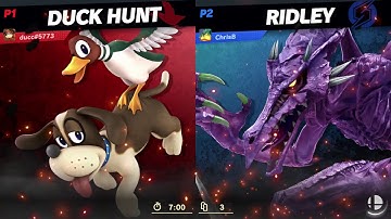 SSBU Quickplay: Duck Hunt (ducc) vs Ridley (LastLife, ChrisB) [2019-10-20]