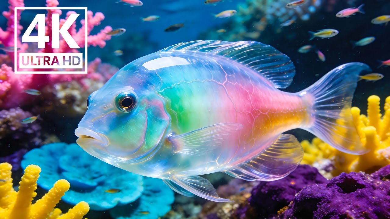 Mesmerizing Underwater Realm 4K 🐬 Beautiful Sea Animals in Ultra HD Aquarium