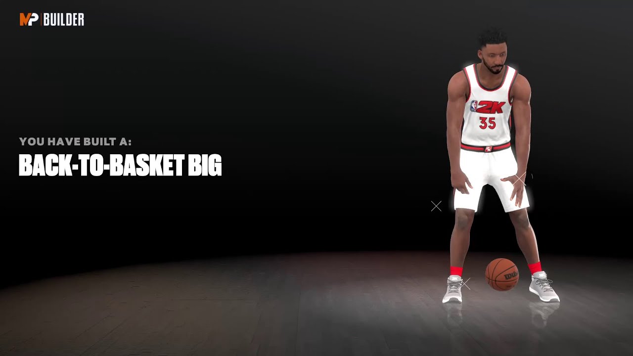 NBA 2K23 RARE BUILDS BACKTOBASKET BIG YouTube