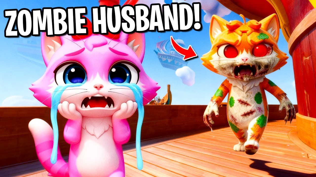 🩷 Rescuing my CAT HUSBAND from the ZOMBIES OUTBREAK! 🧟 (I am Cat VR Multiplayer)