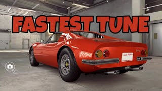 CSR2 Ferrari Dino 246 GTS Fastest Tune & Shift Pattern