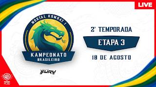 LIVE - MORTAL KOMBAT 1- KAMPEONATO BRASILEIRO  - ETAPA 3 - 2ª TEMPORADA