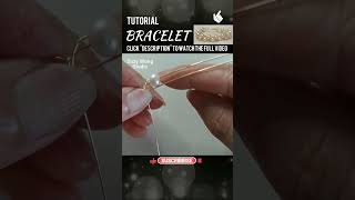 Elegant Pearls Wire Wrap Bracelet Tutorial | DIY Bracelet| Easy Bangle |DIY Jewelry |How to make