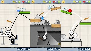 Bad Luck Stickman: Addictive Draw Line Casual Game