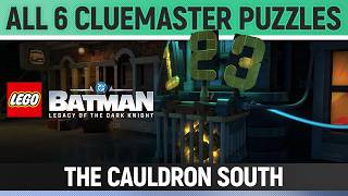 LEGO Batman: Legacy of the Dark Knight - All 6 Cluemaster Puzzles - The Cauldron South screenshot 4