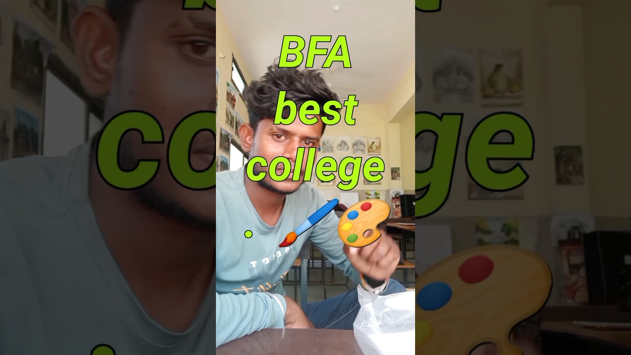 🤩 No entrance no percentage 👉mil Gaya best BFA MFA best college 